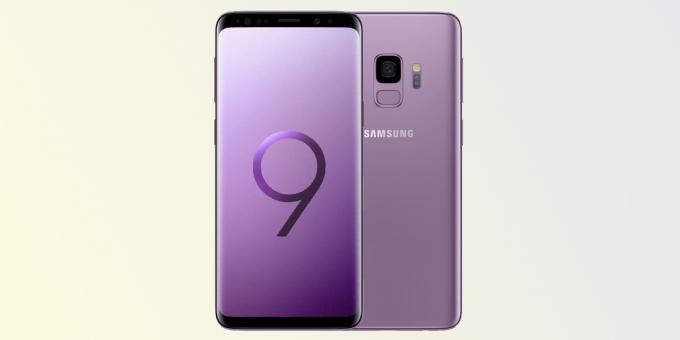 Samsung Galaxy S9 kaarevalla näytöllä