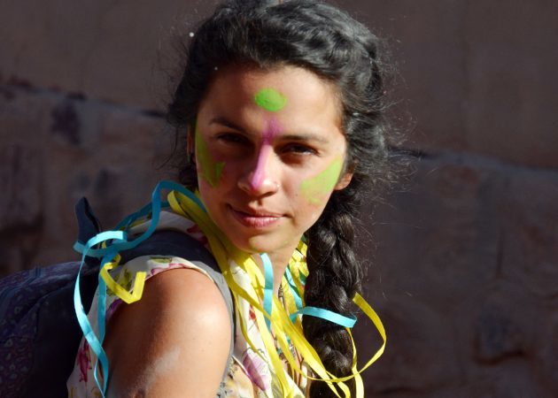 vierailu Argentiina: nainen karnevaali