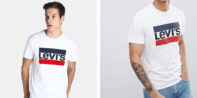 Muodikas miesten t-paidat Euroopan kaupoista