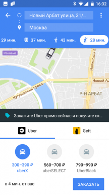 Khalyavnykh toimia Uber kaikille: alennus matka taksin 1500 ruplaa