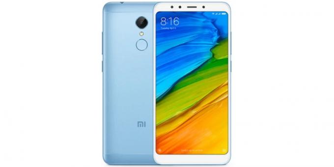 Talousarvio älypuhelimet: Xiaomi redmi 5 Plus