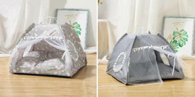 Kissatalot: teltan muodossa