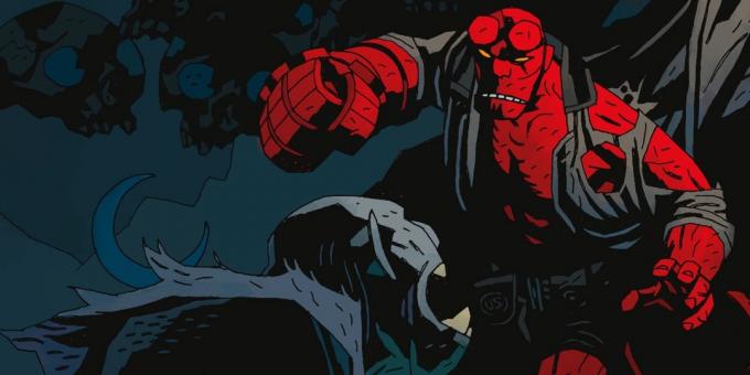 Hellboy: Hellboy oikea käsi on hyvin suuri ja kiveä