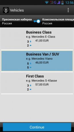 Blacklane: matkakustannukset