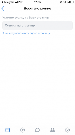 Kuinka palauttaa pääsy VKontakte-sivulle: avaa pääsyn palautuslomake