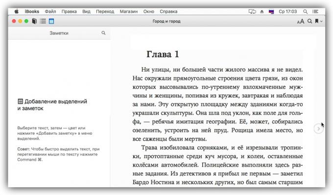 Vapaa lukija tietokoneellesi: iBooks-ohjelma MacOS