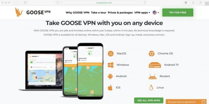 Miten Netflix Venäjällä: Set Goose VPN sovellus lataa ja käynnistä se