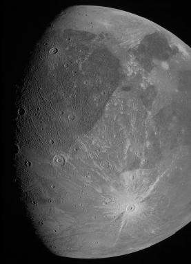 Juno-koetin sai ensimmäisen kuvan Ganymedestä