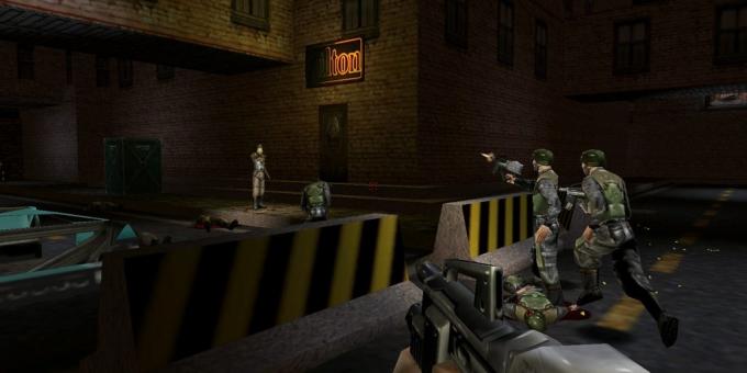 Vanhoja pelejä PC: Shootout Deus Ex