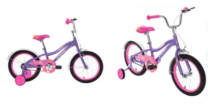 Lasten polkupyörä tytöille