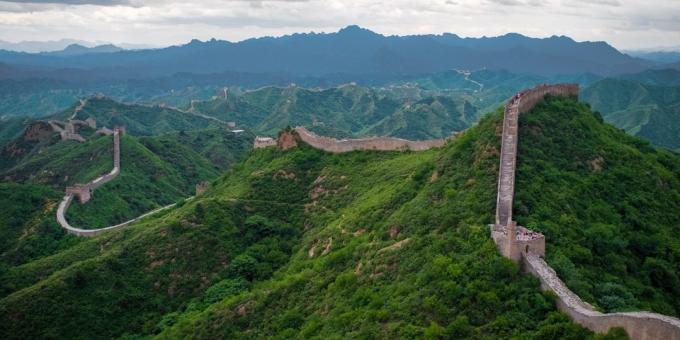 Aasian alueella ei ole turha houkutella matkailijoita: Great Wall, Kiina