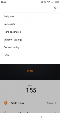 Xiaomi Mijia Smartwatch: Asetukset