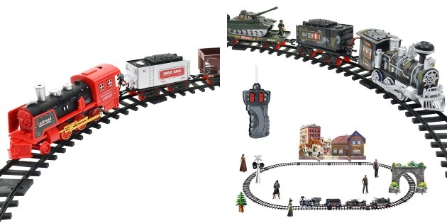 Mitä antaa poika uudelle vuodelle: lelu rautatie