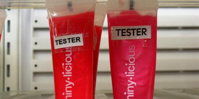 säästää kosmetiikka: Testaajat