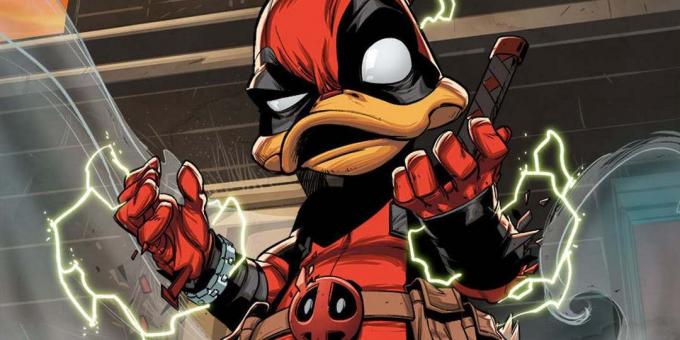 Odottamaton versio supersankareita, "Deadpool-duck" - puhelias siivekkäitä palkkasoturi