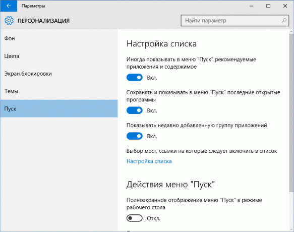 Muokata Käynnistä-valikon Windows 10