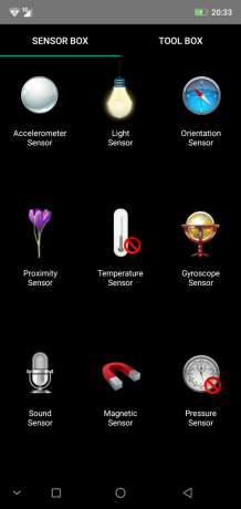 Yleiskuva älypuhelin Ulefone X: SensorBox