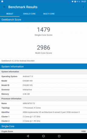 Chuwi Hi9: Geekbench