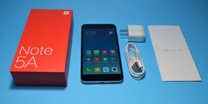 Xiaomi redmi Huomautus 5a: laitteet