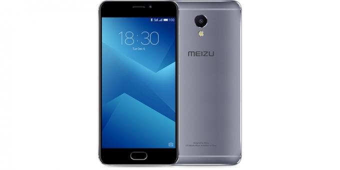 älypuhelimet Meizu: Meizu M5 Huomautus