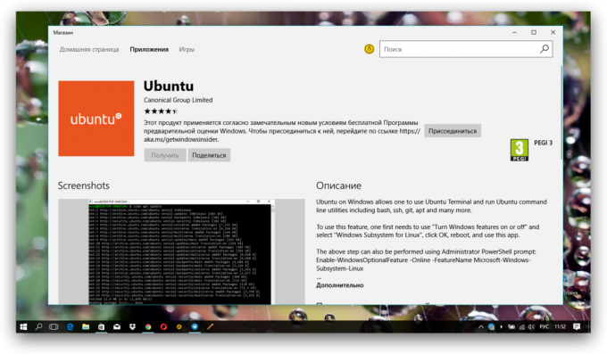 Ubuntu Windows Storessa