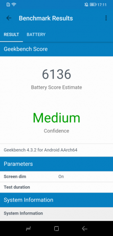 Doogee S90: Geekbench Pisteet