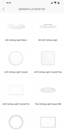 Yeelight Smart Square LED kattovalaisin: Laitteen lisääminen