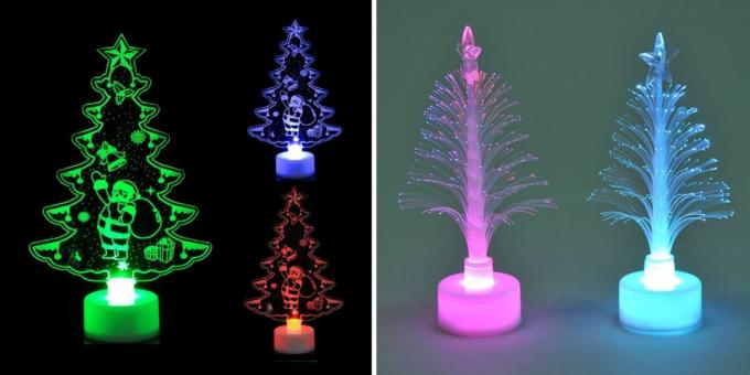 Tuotteita AliExpress, joka auttaa luomaan joulutunnelmissa: LED puu