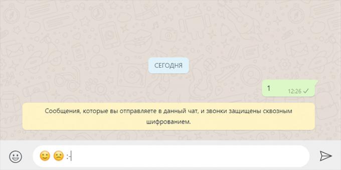 Desktop versio WhatsApp: muuntaa tekstin hymiöitä Emoji