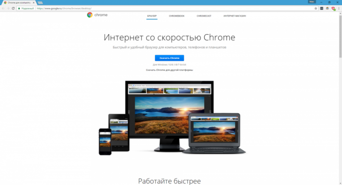 Ilmainen ohjelma Windows: Google Chrome