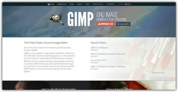 Vapaa raster editori: GIMP