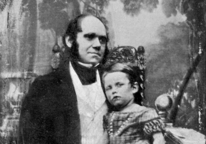 Charles Darwin ja hänen poikansa