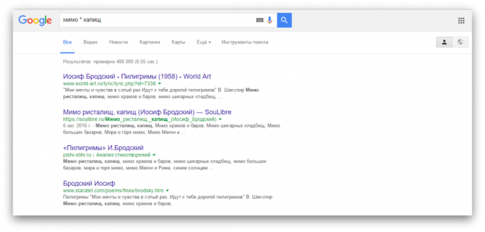 hakuja Google: Etsi, jos unohdat sanasi